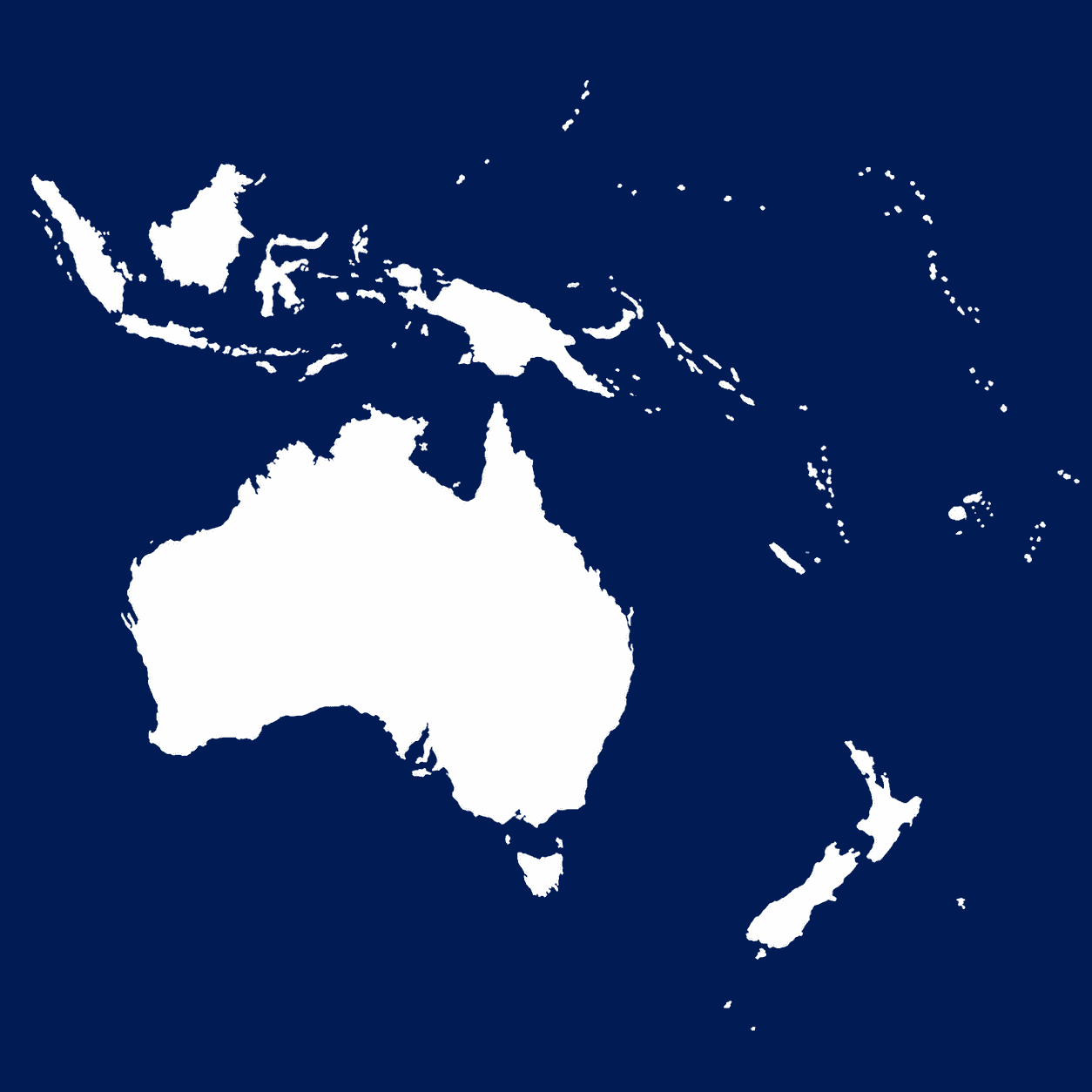 Oceania map