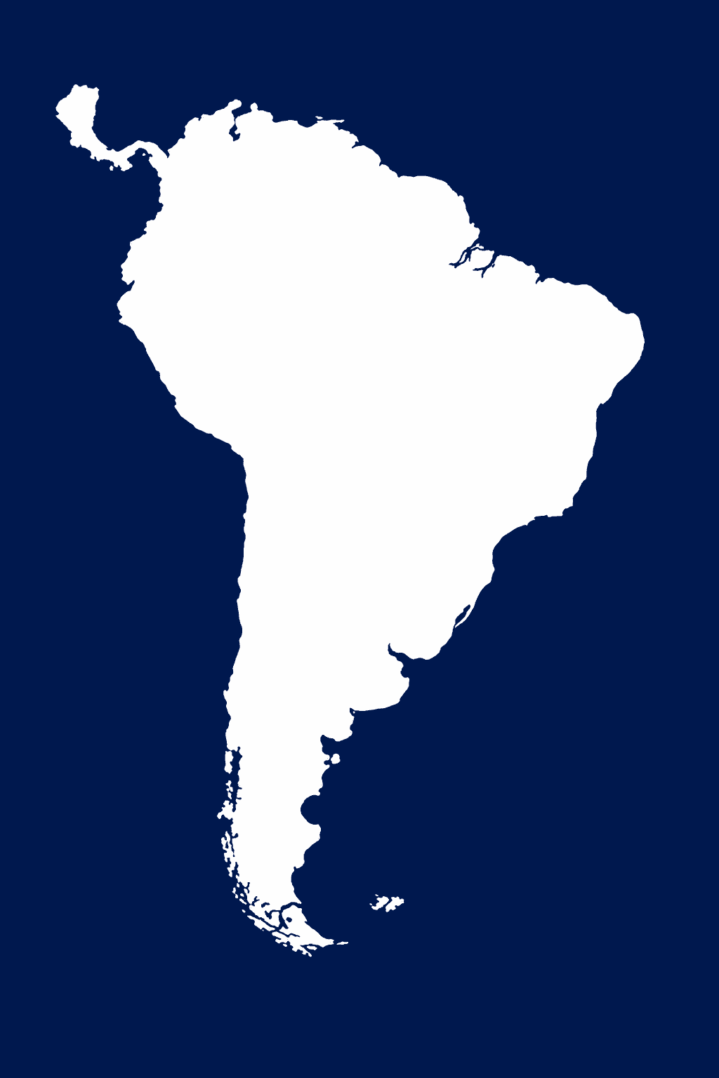 South America map